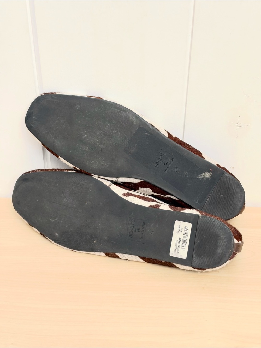 Schutz Courtney Flats In Multibrown/Seal Brown Size 9 - Picture 9 of 13
